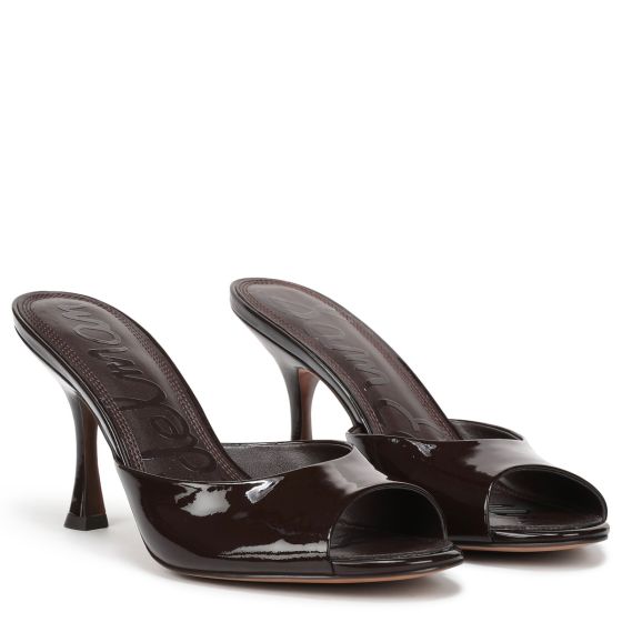 Rich Chocolate Brown Patent Leather