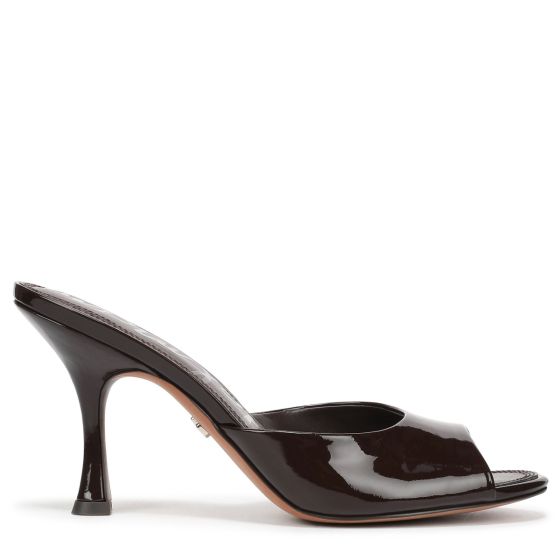 Rich Chocolate Brown Patent Leather