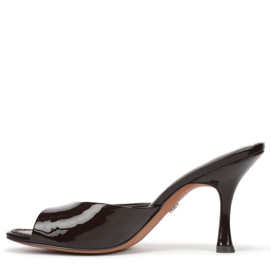Rich Chocolate Brown Patent Leather