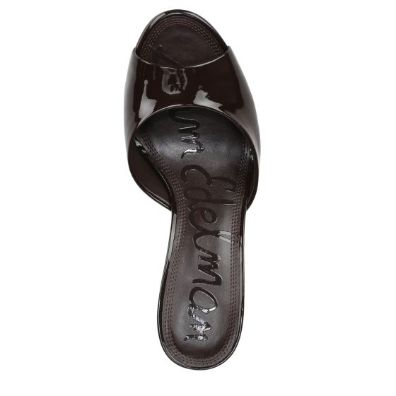 Rich Chocolate Brown Patent Leather