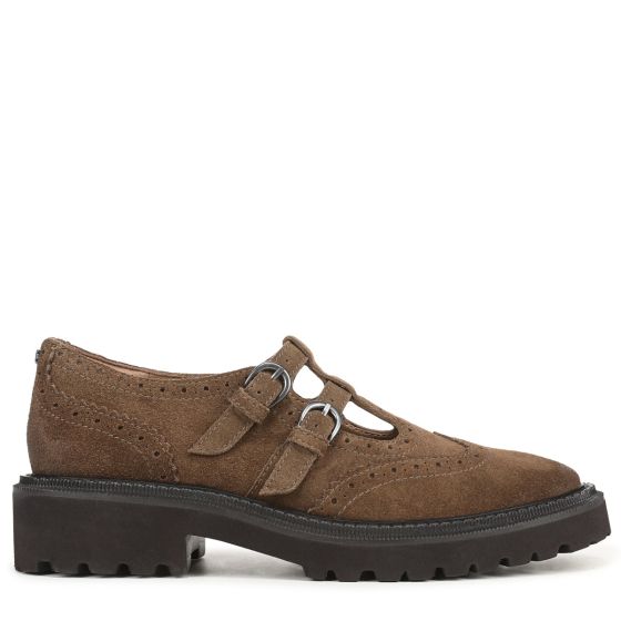 Washed Mocha Brown Suede