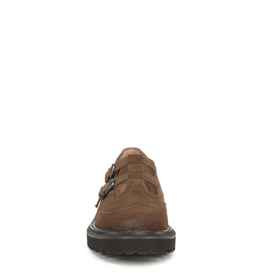 Washed Mocha Brown Suede