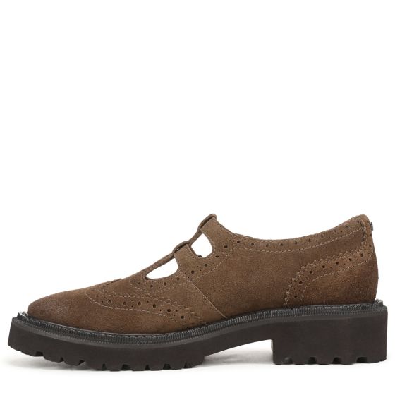 Washed Mocha Brown Suede