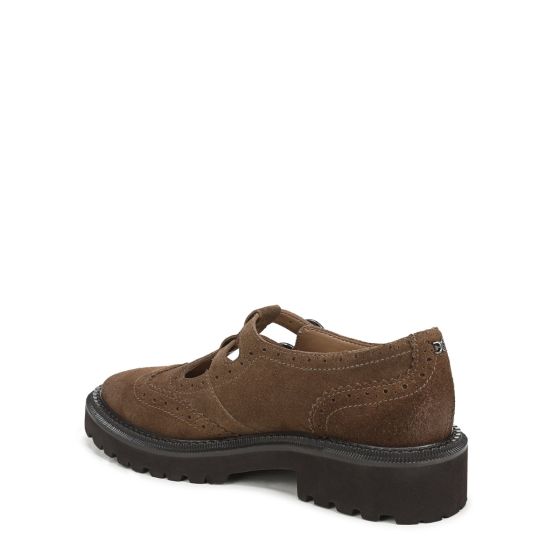 Washed Mocha Brown Suede