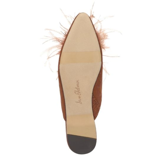 Bright Bourbon Brown Satin Fabric-Sole