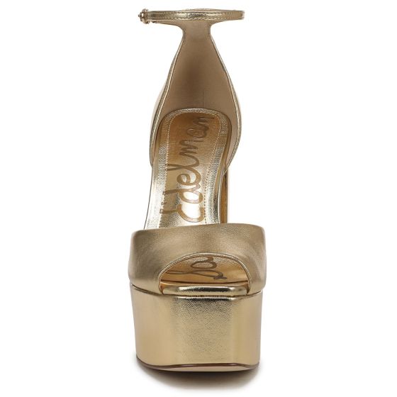 Amber Yellow Gold Patent Leather