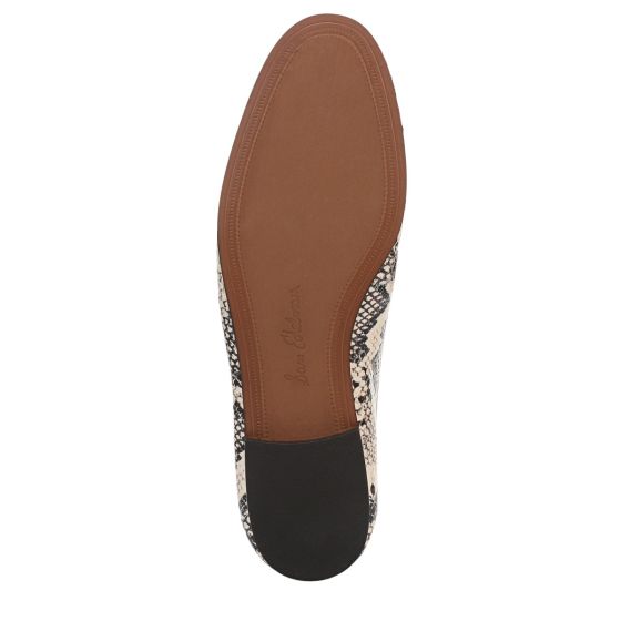 Snake Print Grey Leather-Sole