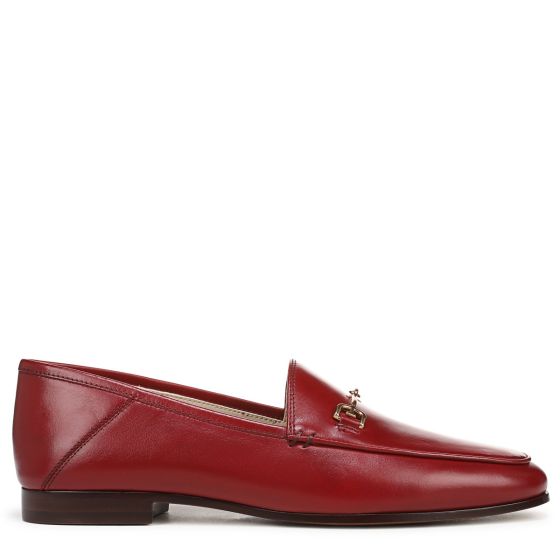 Deep Scarlet Red Leather