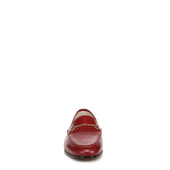 Deep Scarlet Red Leather