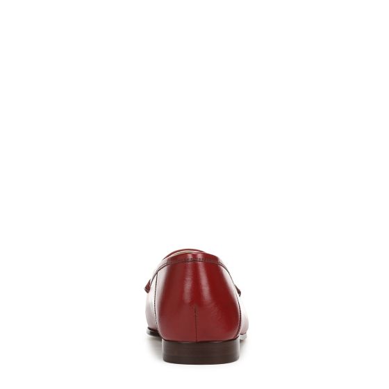 Deep Scarlet Red Leather