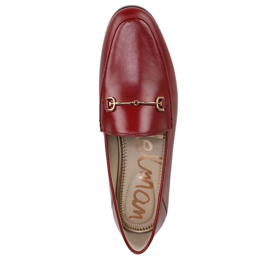 Deep Scarlet Red Leather