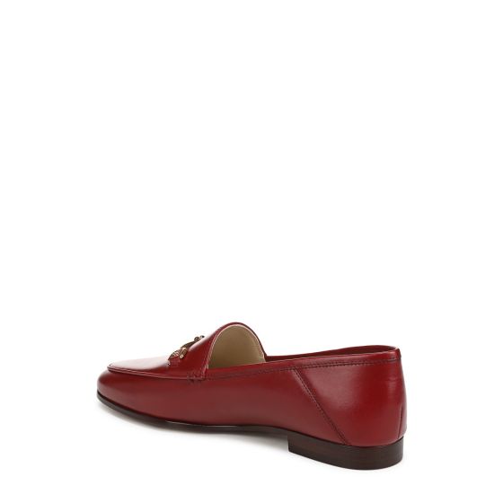 Deep Scarlet Red Leather