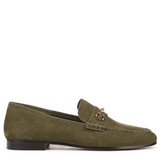 Olive Branch Green Nubuck Suede