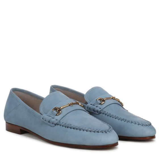 Azure Blue Nubuck Suede