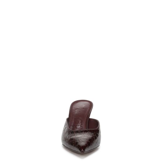Merlot Red Croco Leather