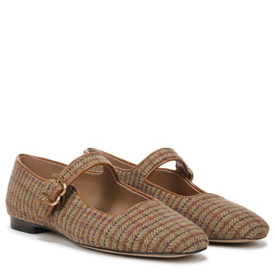 Honey Brown Multi Tweed Fabric