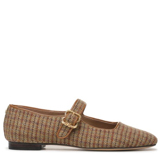 Honey Brown Multi Tweed Fabric