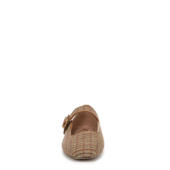 Honey Brown Multi Tweed Fabric