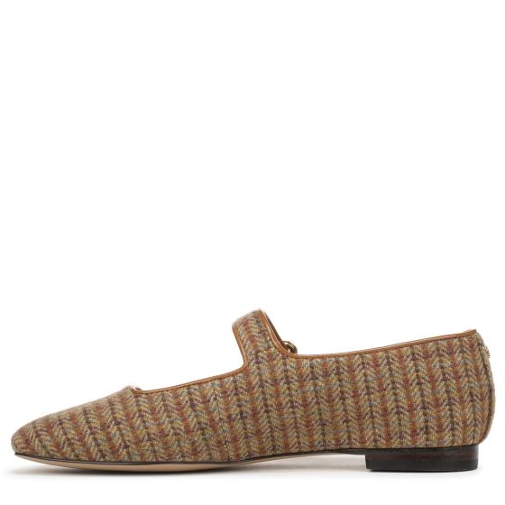 Honey Brown Multi Tweed Fabric