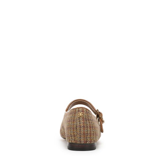 Honey Brown Multi Tweed Fabric