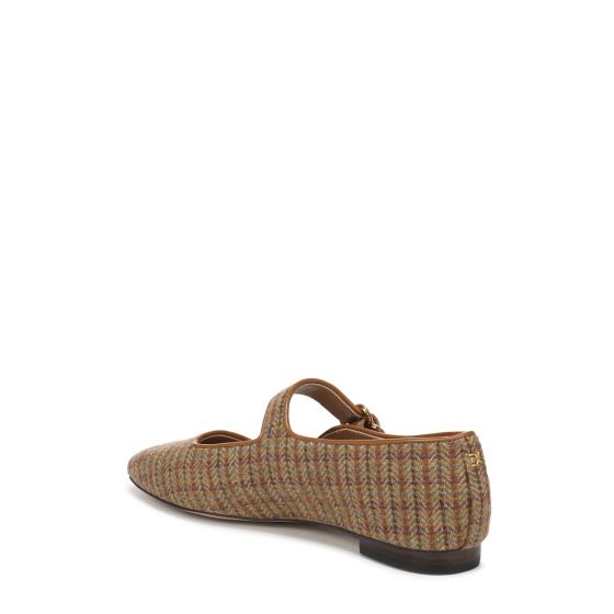 Honey Brown Multi Tweed Fabric
