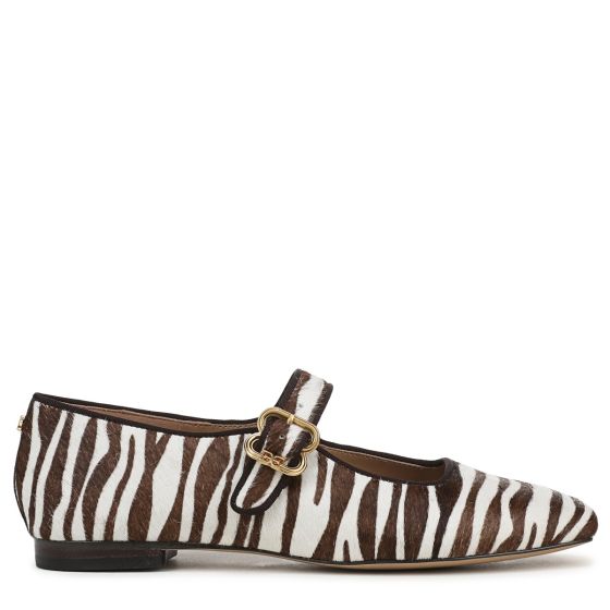 Chocolate Brown Multi Zebra Brahma Hair