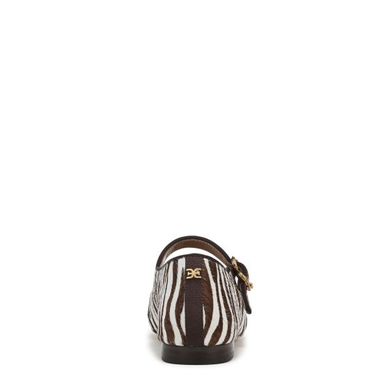 Chocolate Brown Multi Zebra Brahma Hair