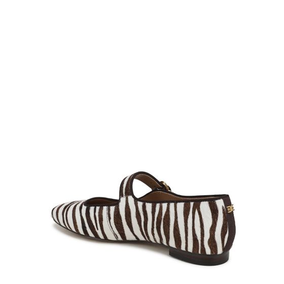 Chocolate Brown Multi Zebra Brahma Hair