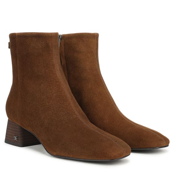 Warm Nutmeg Brown Suede
