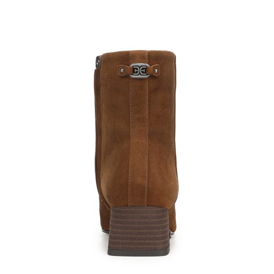 Warm Nutmeg Brown Suede