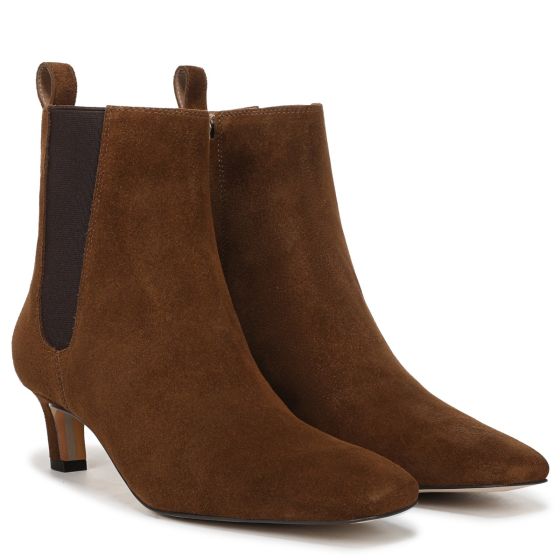 Warm Nutmeg Brown Suede