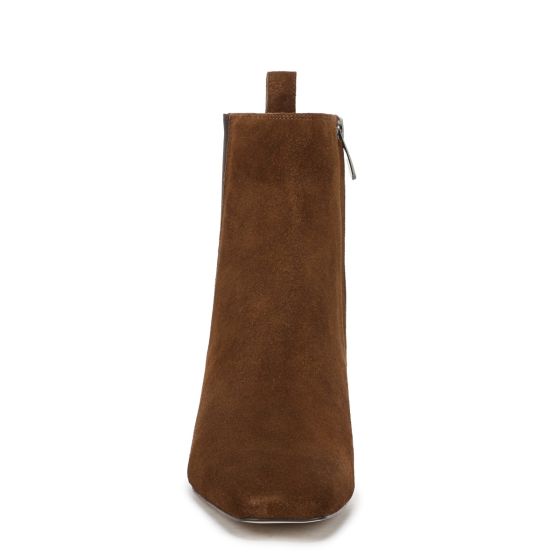 Warm Nutmeg Brown Suede