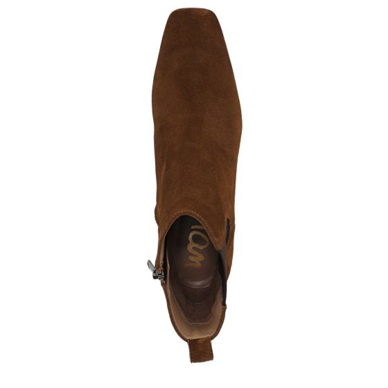Warm Nutmeg Brown Suede