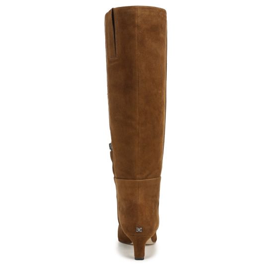 Warm Nutmeg Brown Suede