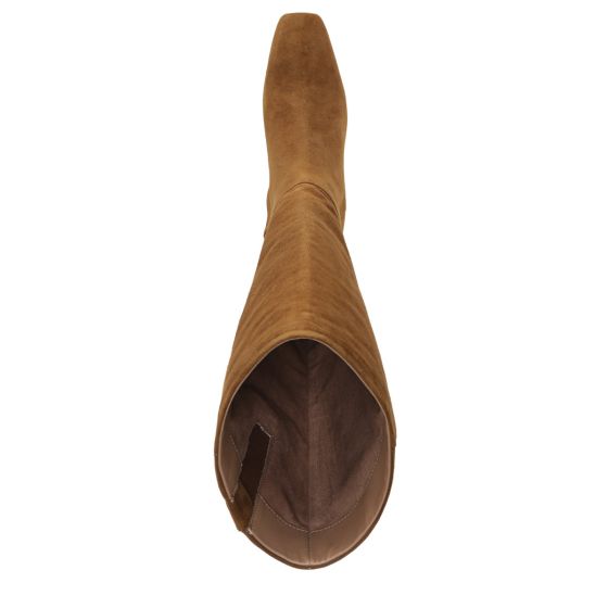 Warm Nutmeg Brown Suede
