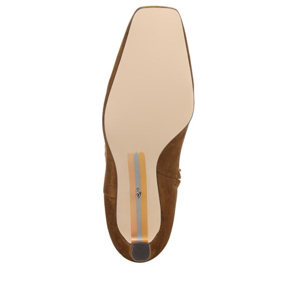 Warm Nutmeg Brown Suede-Sole