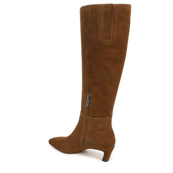 Warm Nutmeg Brown Suede