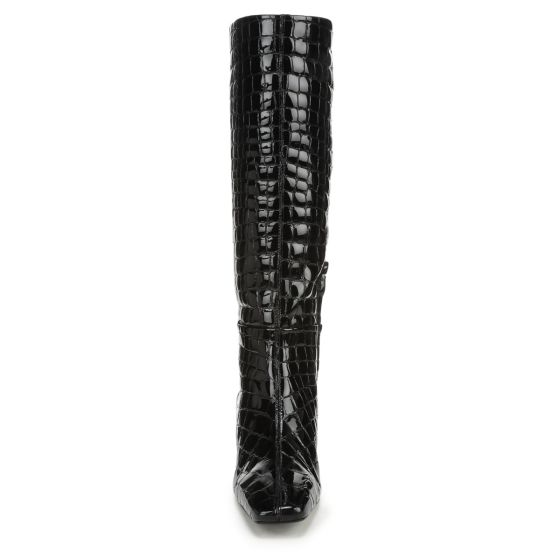 Black Croco Leather