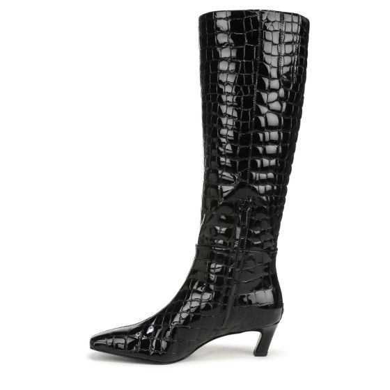 Black Croco Leather