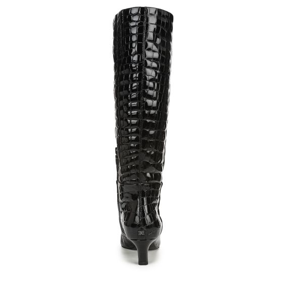 Black Croco Leather