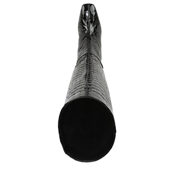 Black Croco Leather