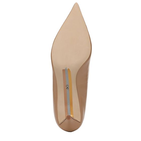 French Sand Beige Leather-Sole