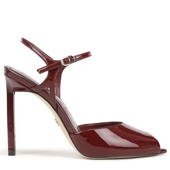 French Merlot Red Patent Leather