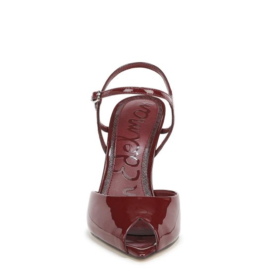 French Merlot Red Patent Leather
