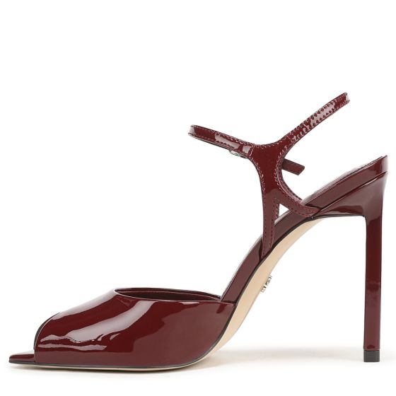 French Merlot Red Patent Leather