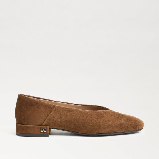 Warm Nutmeg Brown Suede