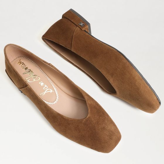 Warm Nutmeg Brown Suede