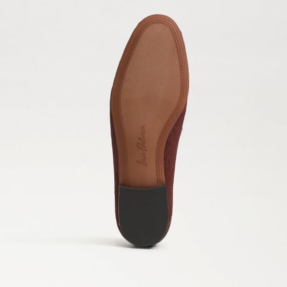 French Merlot Red Brahma Hair-Sole