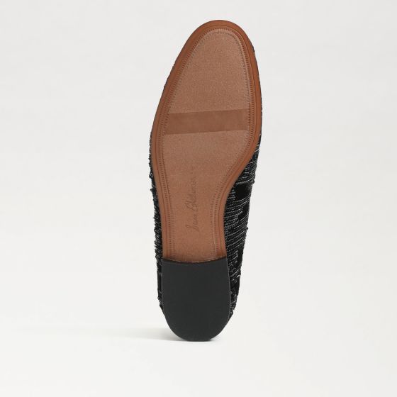 Black Sequin Velvet-Sole