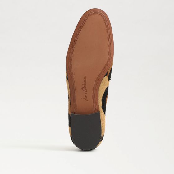 Leopard Print Brown Brahma Hair-Sole